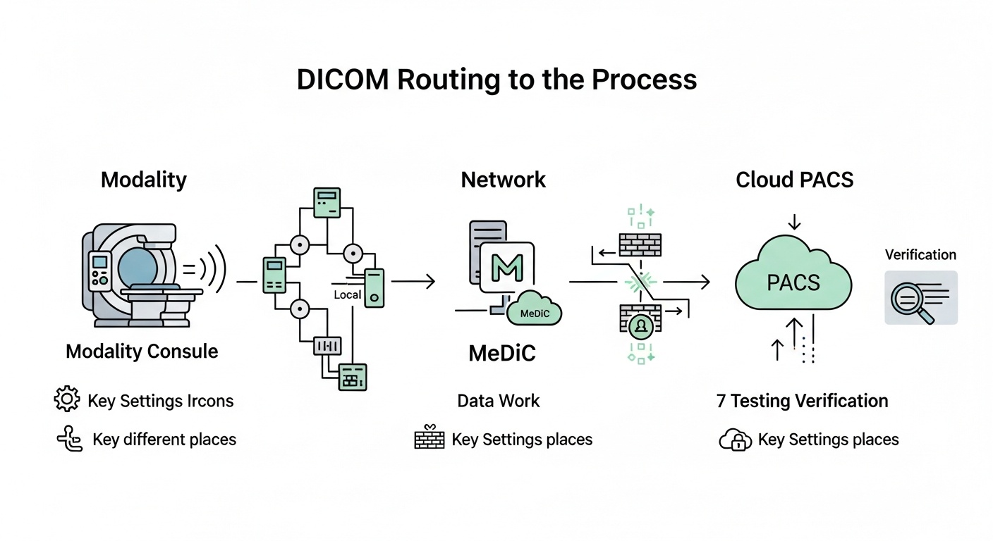 Setting Up Medical Device to Cloud PACS Routing